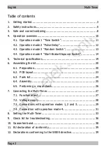 Preview for 2 page of tams elektronik 51-01055 Manual