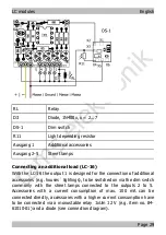 Предварительный просмотр 29 страницы tams elektronik 53-02015 Manual