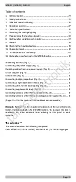 Preview for 3 page of tams elektronik 53-03110 Manual