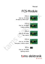 Предварительный просмотр 1 страницы tams elektronik 54-01016 Manual