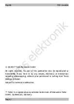 Preview for 2 page of tams elektronik 54-01016 Manual