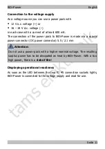 Preview for 11 page of tams elektronik BiDi-Power Series Manual