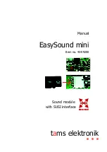 Preview for 1 page of tams elektronik EasySound mini Manual