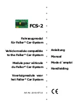 Preview for 1 page of tams elektronik FCS-2 Manual