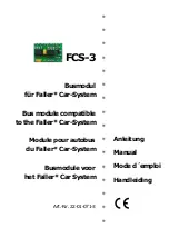 Preview for 1 page of tams elektronik FCS-3 Manual