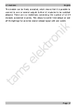 Preview for 17 page of tams elektronik LC Series Manual