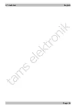 Preview for 39 page of tams elektronik LC Series Manual