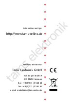 Preview for 40 page of tams elektronik LC Series Manual