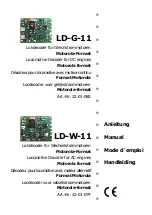 tams elektronik LD-G-11 Manual preview