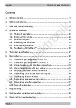 Предварительный просмотр 2 страницы tams elektronik LD-G-32.2 Manual