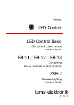 tams elektronik LED Control Basic Manual preview