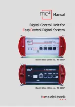 Предварительный просмотр 1 страницы tams elektronik mc2 EasyControl Digital System Silver... Manual