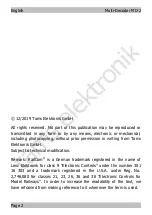 Preview for 2 page of tams elektronik Multi-Decoder MD-2 Manual