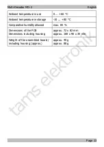 Preview for 13 page of tams elektronik Multi-Decoder MD-2 Manual