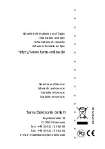 Preview for 7 page of tams elektronik s88-N Manual