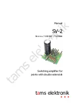 tams elektronik SV-2 Manual preview