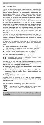 Предварительный просмотр 21 страницы tams elektronik WIB-33.2 Manual