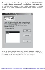 Preview for 19 page of TAMS 60488 Installation & Operation Manual