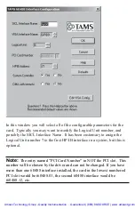 Preview for 20 page of TAMS 60488 Installation & Operation Manual