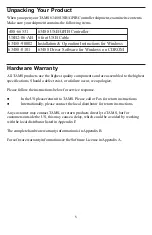 Preview for 5 page of TAMS 63488 Installation & Operation Manual