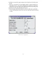 Preview for 12 page of TAMS 81488 Installation & Operation Manual