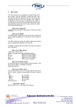 Preview for 19 page of Tamson Instruments PMT 04T0081 User Manual