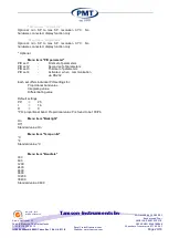 Preview for 20 page of Tamson Instruments PMT 04T0081 User Manual