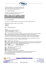 Preview for 27 page of Tamson Instruments PMT 04T0081 User Manual