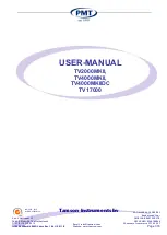 Preview for 1 page of Tamson Instruments PMT TV2000MKII User Manual