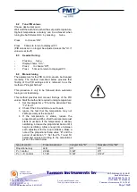 Предварительный просмотр 15 страницы Tamson Instruments TC16 User Manual