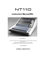 TAMURA NT110 Instruction Manual preview