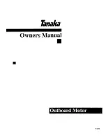 Tanaka 945601 - TOB 120 Owner'S Manual preview