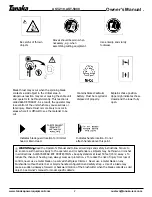 Preview for 3 page of Tanaka AST-210 Owner'S Manual