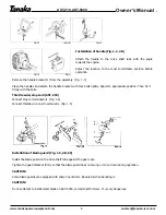 Preview for 7 page of Tanaka AST-210 Owner'S Manual