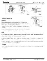 Preview for 10 page of Tanaka AST-210 Owner'S Manual