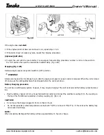 Preview for 11 page of Tanaka AST-210 Owner'S Manual