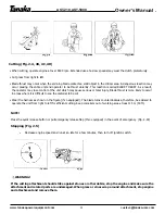 Preview for 12 page of Tanaka AST-210 Owner'S Manual