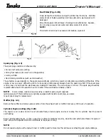 Preview for 14 page of Tanaka AST-210 Owner'S Manual