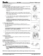 Preview for 6 page of Tanaka AST-7000 Owner'S Manual