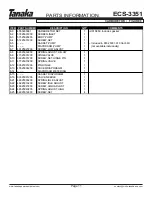 Preview for 12 page of Tanaka ECS-3351/B Illustrated Parts Manual