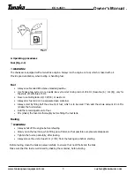 Preview for 6 page of Tanaka ECV-4501 Owner'S Manual