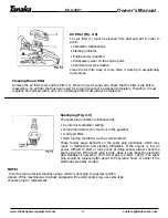 Preview for 14 page of Tanaka ECV-4501 Owner'S Manual