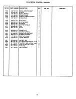 Preview for 9 page of Tanaka ` EHC-140 Parts Manual