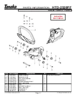 Предварительный просмотр 12 страницы Tanaka HTD-2526PF Illustrated Parts Manual