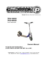 Tanaka PaveRunner TPB-350GX Owner'S Manual preview