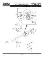 Предварительный просмотр 11 страницы Tanaka Portable Edger TPE-250PF Illustrated Parts Manual