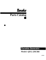 Preview for 1 page of Tanaka QEG-250/300 Parts Catalog