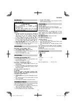 Preview for 19 page of Tanaka SF-HT Handling Instructions Manual