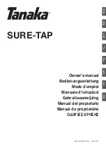 Tanaka SURE-TAP Owner'S Manual preview