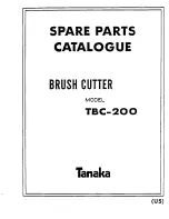 Preview for 1 page of Tanaka TBC-200 Spare Parts Catalog